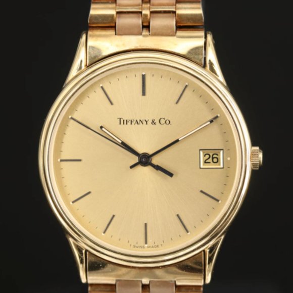 Tiffany & Co Gold Plated Wristwatch with Date main image 11
